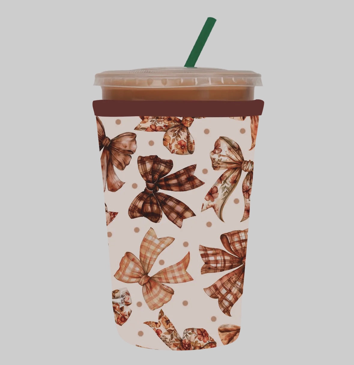 Autumn Bows Drink Sleeve