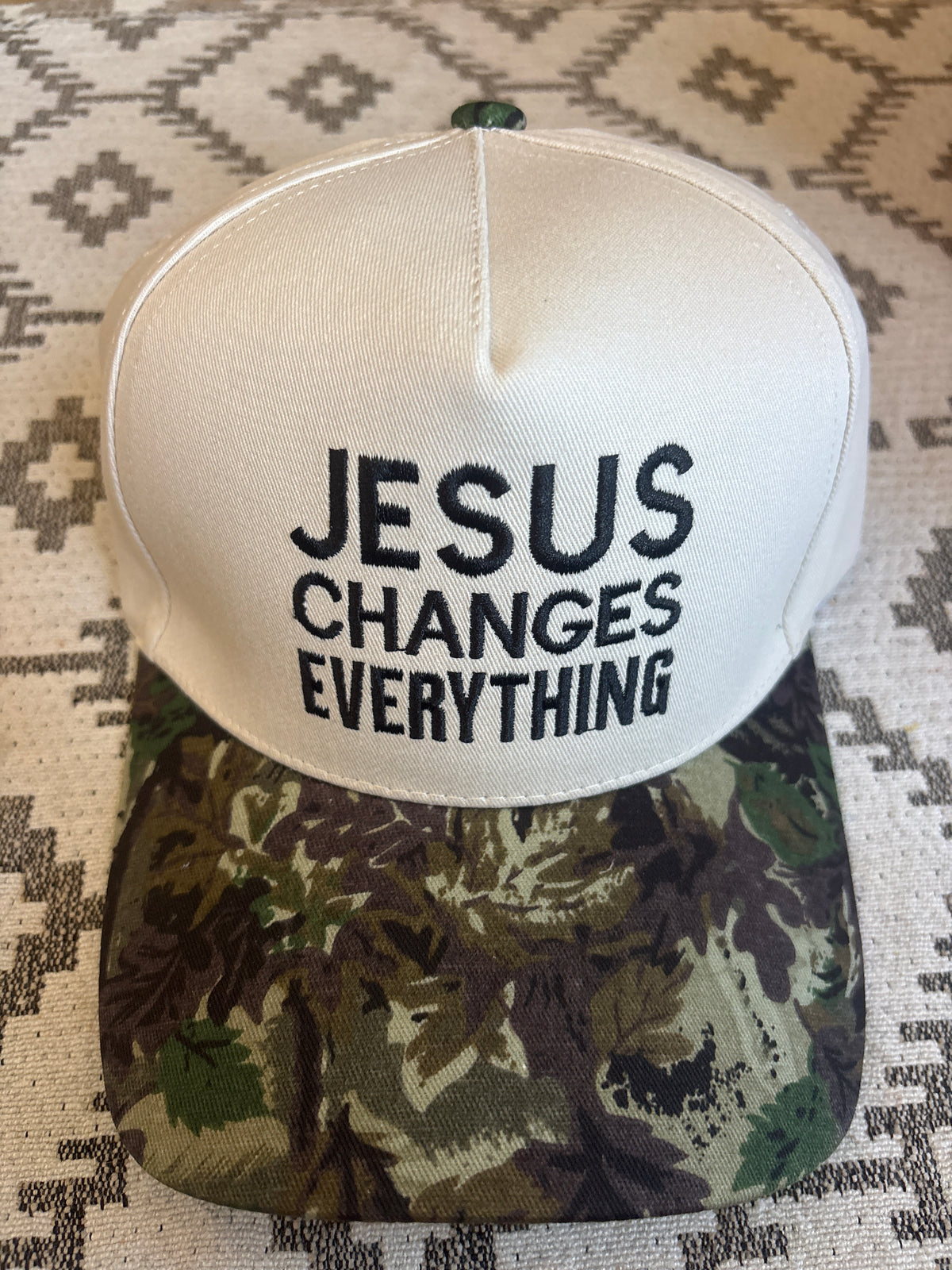 Jesus changes everything cap
