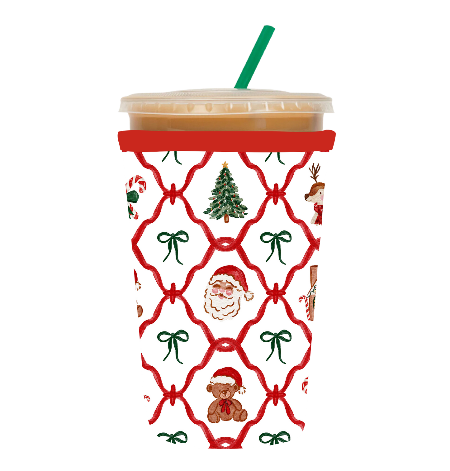 Vintage Christmas Drink Sleeve