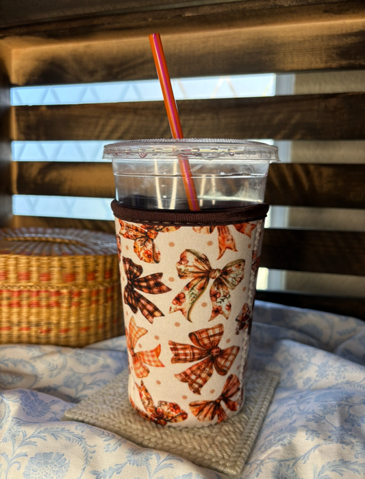 Autumn Bows Drink Sleeve