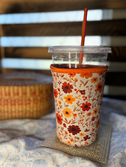 Autumn Flowers Drink Sleeve