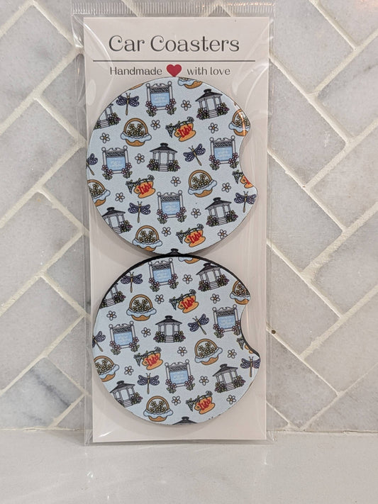 Summer Luke Inspired Car Coasters