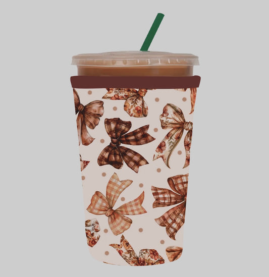 Autumn Bows Drink Sleeve