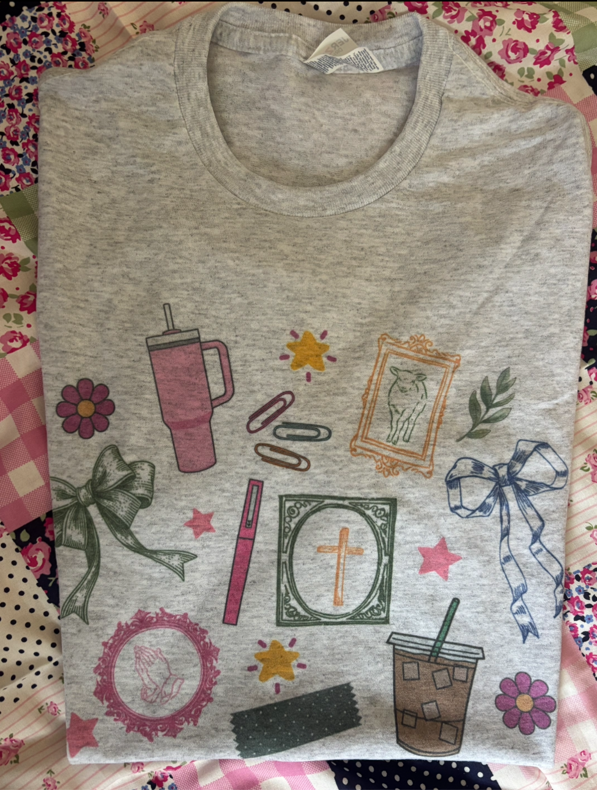 Jesus Girlie Collage Tee