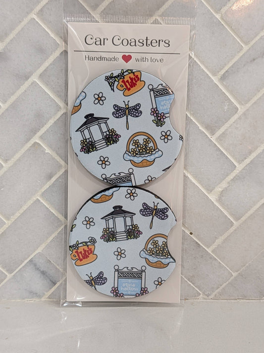 Summer Luke Inspired Car Coasters
