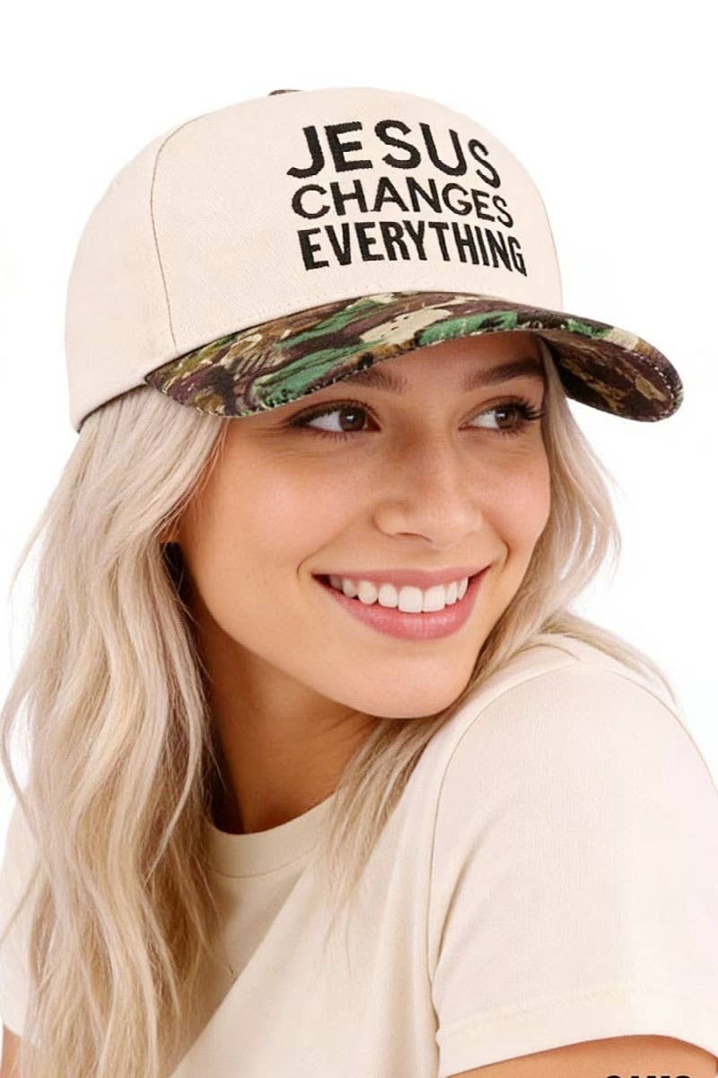 Jesus Changes Everything Cap