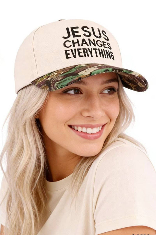 Jesus Changes Everything Cap