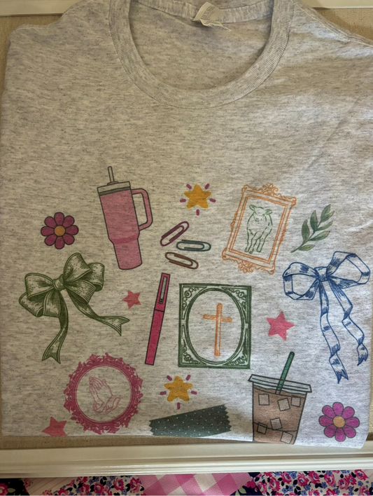 Jesus Girlie Collage Tee