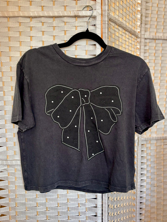 Bow Crop Tee
